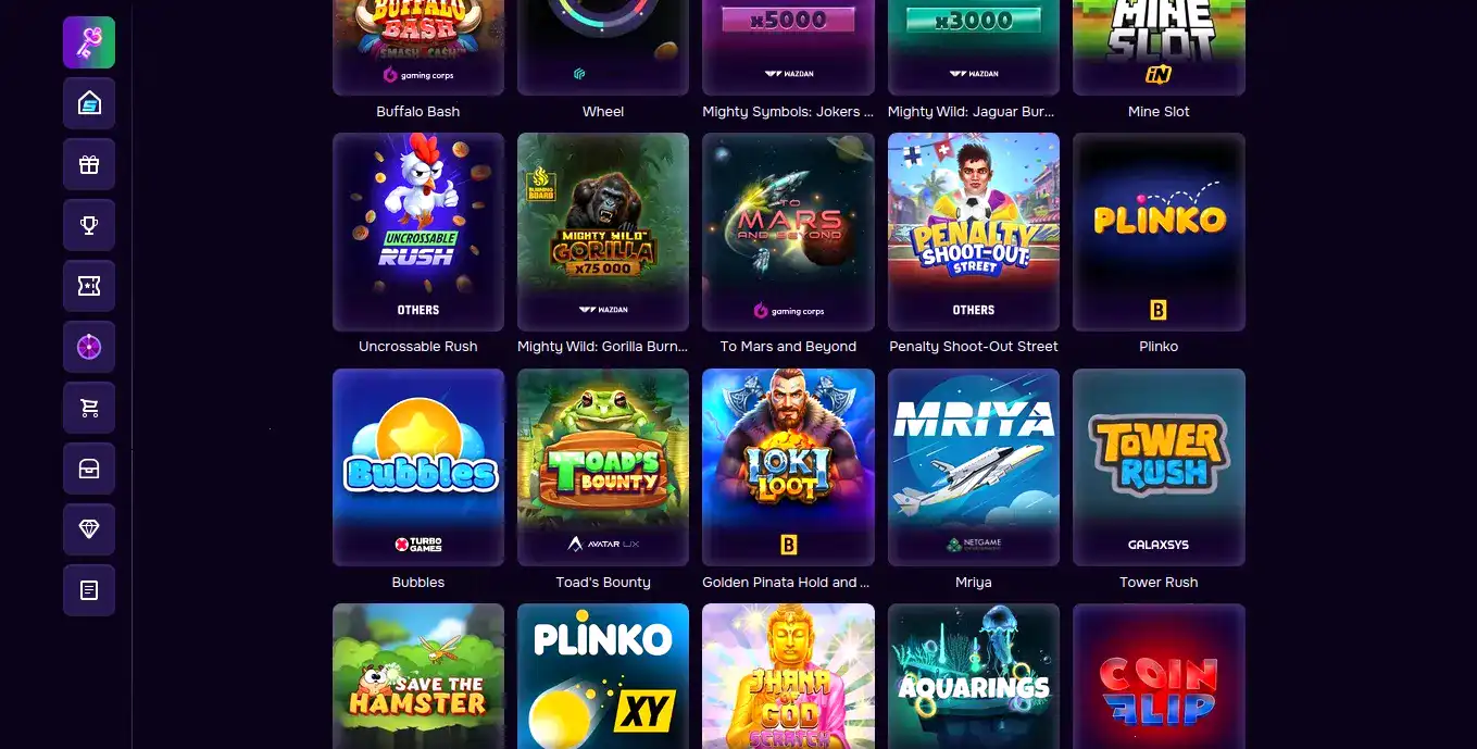 Интерфейс официального сайта Paradise casino с турнирной афишей